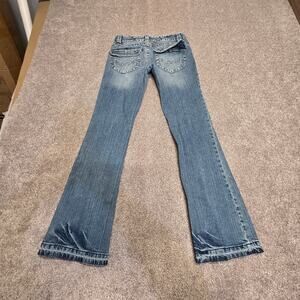 Vintage grunge streetwear y2k 00s Aeropostale hailey skinny flare Jeans sz 1/2